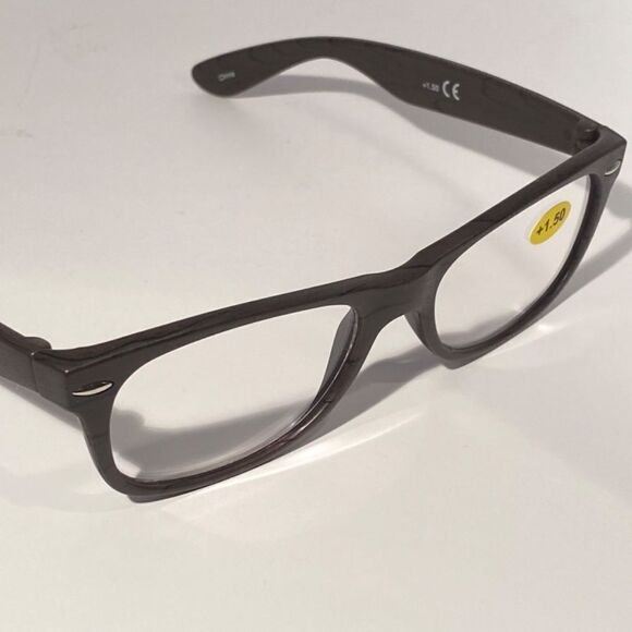 Reading Glasses  Rectangular Black  Frames 1.50 NWT - Picture 6 of 9